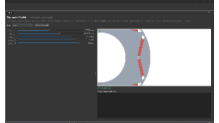 Animation of the DXF-based tool changing motor geometry — V-angle, magnet layers and flux barriers